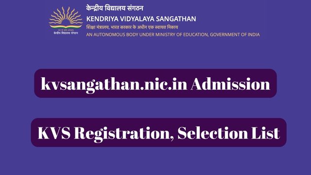 kvsangathan.nic.in Admission